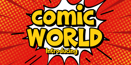 Comic World Font Poster 1