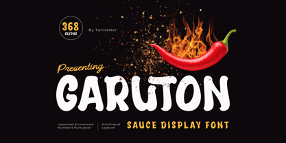 Garuton Font Poster 1