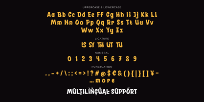 Garuton Font Poster 9