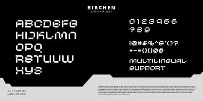 Birchen Font Poster 9