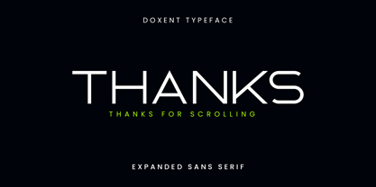 Doxent Font Poster 10