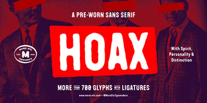Hoax Font Poster 1
