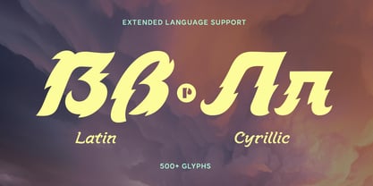 Senteia Font Poster 2