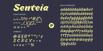 Senteia Font Poster 12