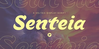 Senteia Font Poster 1