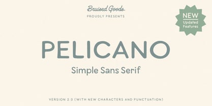 Pelicano Font Poster 1