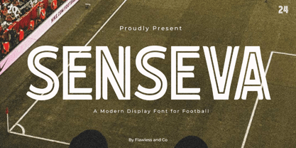 Senseva Font Poster 1