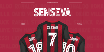 Senseva Font Poster 2