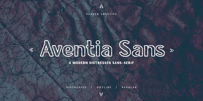 Aventia Sans Fuente Póster 1