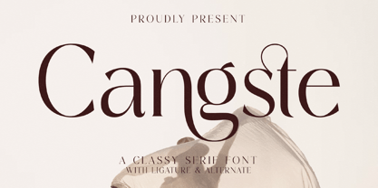 Cangste Font Poster 1