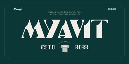 Myavit Font Poster 1