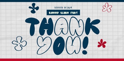 Gummy Bloom Font Poster 12