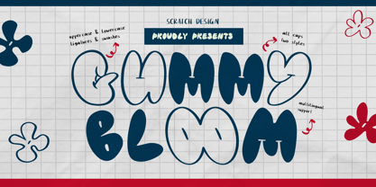 Gummy Bloom Font Poster 1