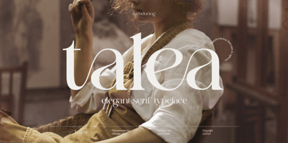 Talea Elegant Serif Font Poster 1