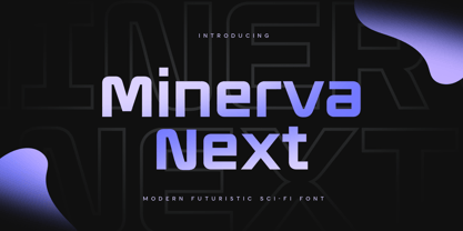 Minerva Next Font Poster 1