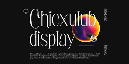 Chicxulub Font Poster 1