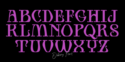 Dikory Font Poster 3