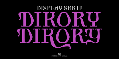 Dikory Font Poster 1