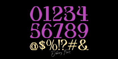 Dikory Font Poster 8