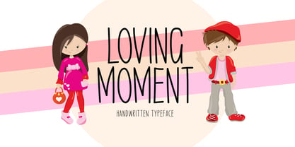 Loving Moment Font Poster 1