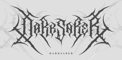 Sagerange Blackmetal Font Poster 4