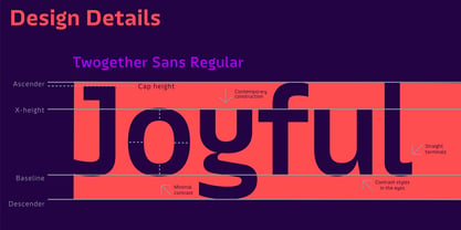 Twogether Sans Font Poster 3