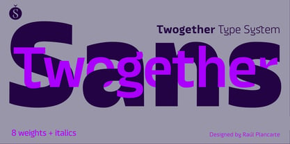 Twogether Sans Police Poster 1