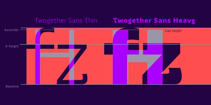 Twogether Sans Font Poster 4