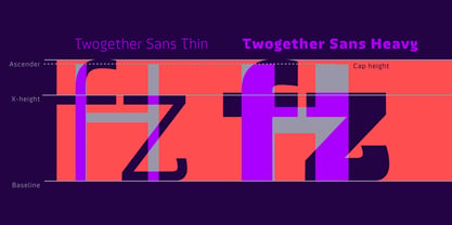 Twogether Sans Police Poster 4