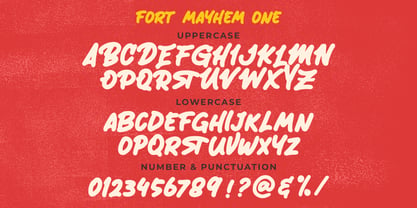 Fort Mayhem Font Poster 7