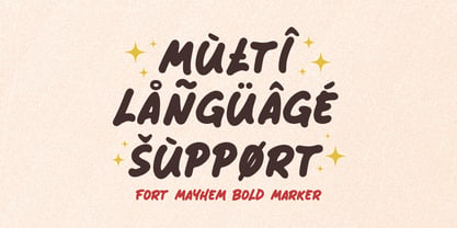 Fort Mayhem Font Poster 10