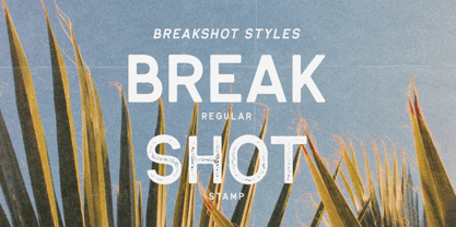 Breakshot Font Poster 4