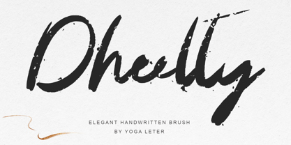 Dheelty Font Poster 1