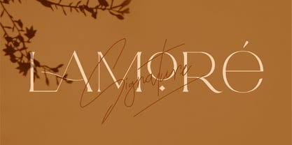 Lamore Font Poster 1