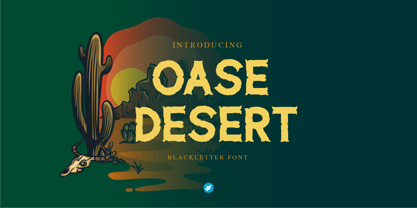OASE DESERT Serif Police Poster 1