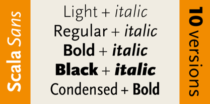 Scala Sans Pro Font Poster 15