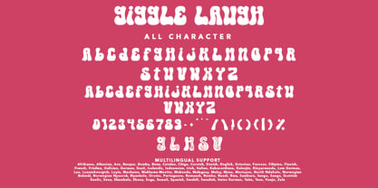 Giggle Laugh Font Poster 7