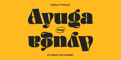 Ayuga Font Poster 1