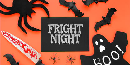 Monster Night Font Poster 5