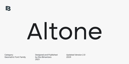 Altone Font Poster 1
