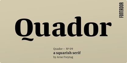 Quador Font Poster 1