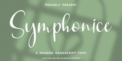 Symphonice Font Poster 1