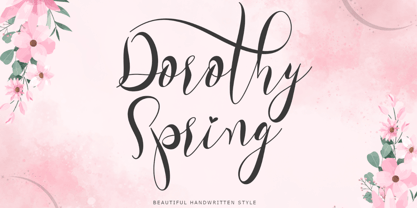 Dorothy Spring Font Poster 1