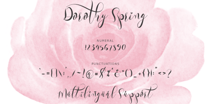 Dorothy Spring Font Poster 6