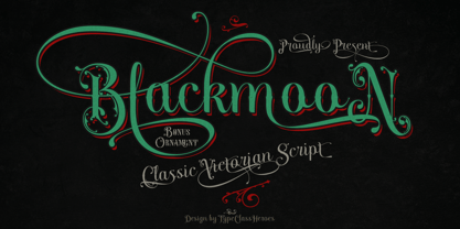 Blackmoon Font Poster 1