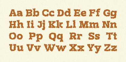 Rusty Plate Font Poster 6