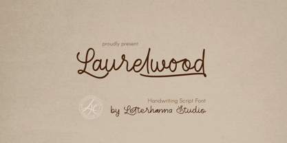 Laurelwood Font Poster 1