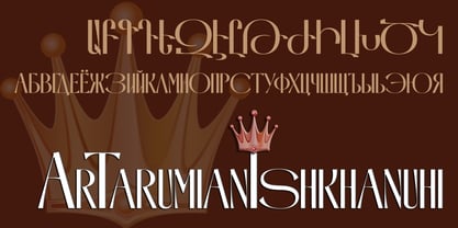 ArTarumianIshkhanuhi Font Poster 4