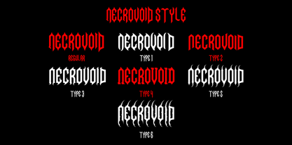 Necrovoid Font Poster 10