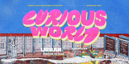 Curious World Font Poster 1